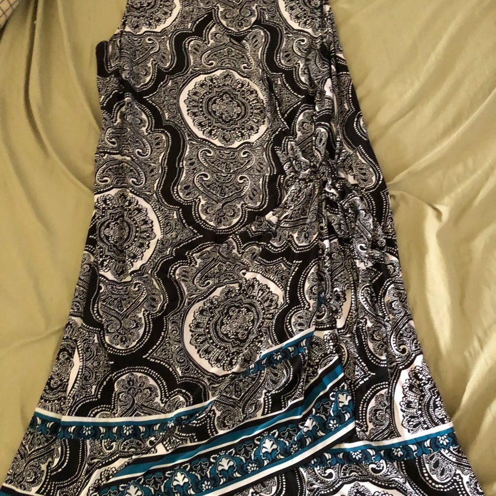 INC 16w wrap dress